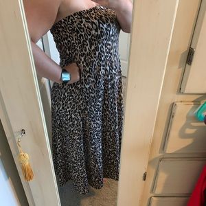 ‼️SOLD‼️Lularoe Midi Strapless Dress
